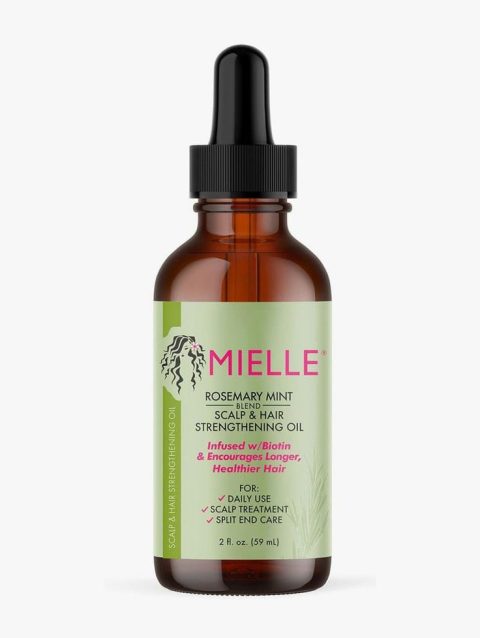 Mielle Rosemary Mint Scalp & Strengthening Hair Oil – Nourishing Scalp Treatment for Hair Growth & Strength