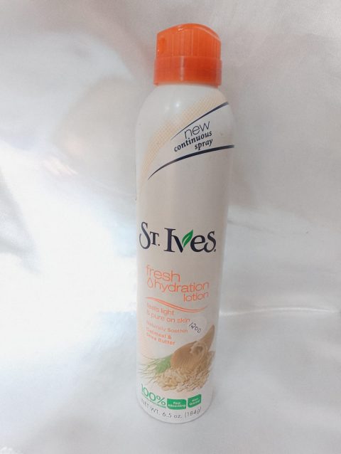 ST.IVES oatmeal & shea butter lotion spray